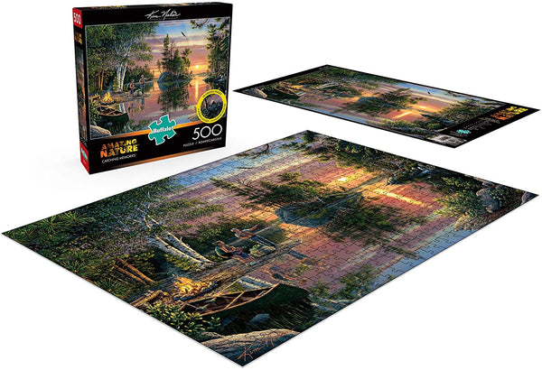 Buffalo Games - Amazing Nature Collection - Kim Norlien - Catching Memories - 500 Piece Jigsaw Puzzle