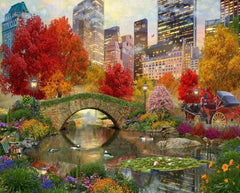 Springbok - Central Park Paradise - 500 Piece Jigsaw Puzzle - 23.5" x 18" - Made in USA