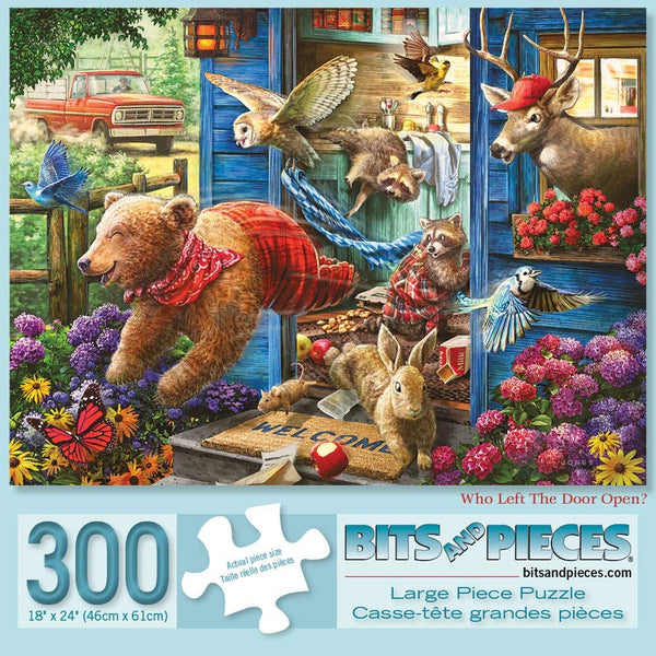 Bits and Pieces - Value Set of 3 x 300 Piece Jigsaw Puzzles for Adults - Each 18