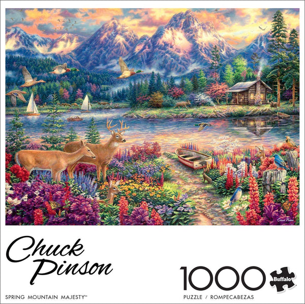 Buffalo Games - Chuck Pinson - Spring Mountain Majesty - 1000 Piece Jigsaw Puzzle