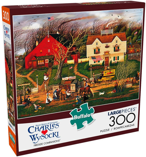 Buffalo Games - Charles Wysocki - Fireside Companions - 300 Large Piece Jigsaw Puzzle