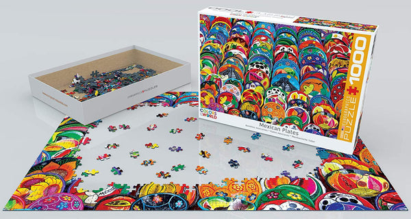 EuroGraphics - Mexican Ceramic Plates Jigsaw Puzzle (1000 Pieces)