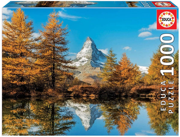 Educa - Matterhorn Mountain in Autumn Jigsaw Puzzle (1000 Pieces)