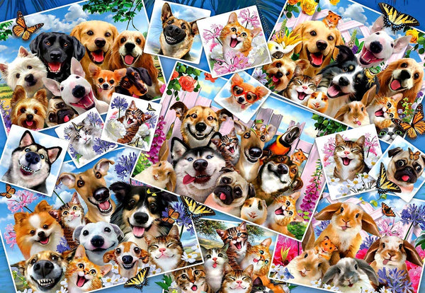 Anatolian - Selfie Pet Collage Jigsaw Puzzle (2000 Pieces)