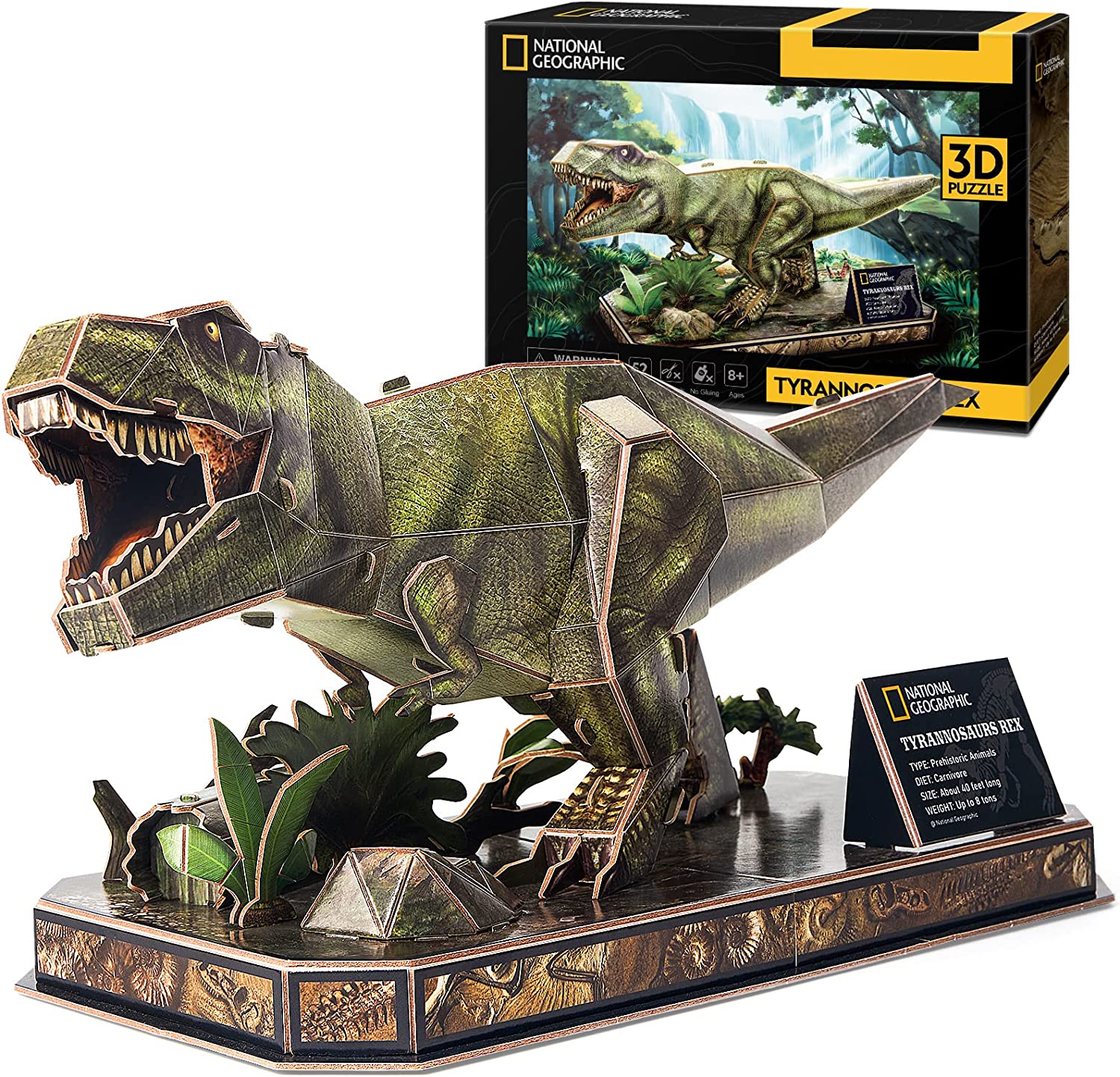 National Geographic - Puzzle 3D de dinossauros, brinquedos e jogos de  dinossauros ㅤ, Vivendo e crescendo