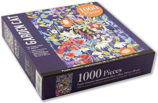 Peter Pauper Press - Garden Cat Jigsaw Puzzle (1000 Pieces)