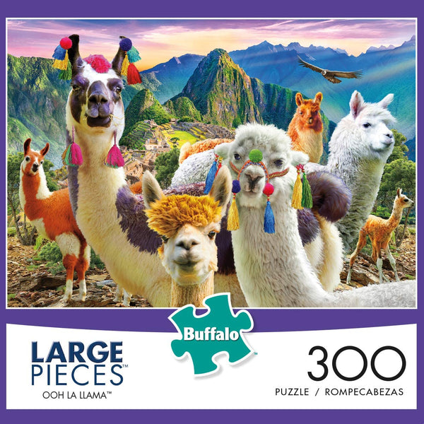 Buffalo Games - Ooh La Llamas - 300 Large Piece Jigsaw Puzzle