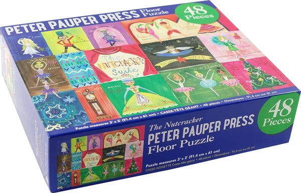 Peter Pauper Press - The Nutcracker Kids' Floor Puzzle Jigsaw Puzzle (48 Pieces)