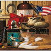 Buffalo Games - The Cats of Charles Wyoscki - Travelling Cowboy - 750 Piece Jigsaw Puzzle