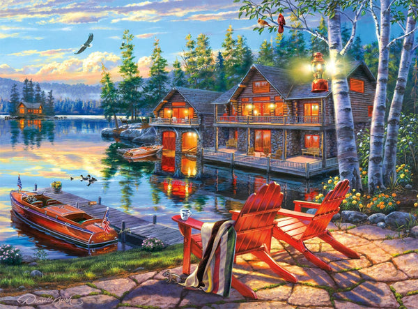 Buffalo Games Darrell Bush - Loon Lake - 1000 Piece Jigsaw Puzzle