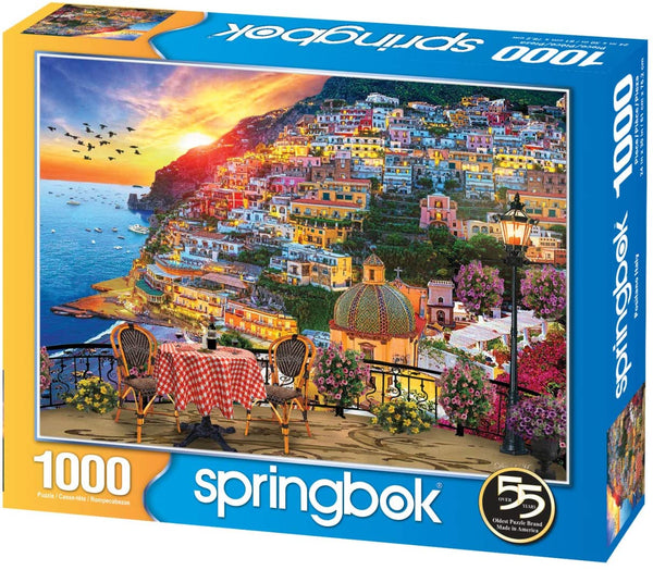 Springbok Puzzles - Positano Italy - 1000 Piece Jigsaw Puzzle - 24
