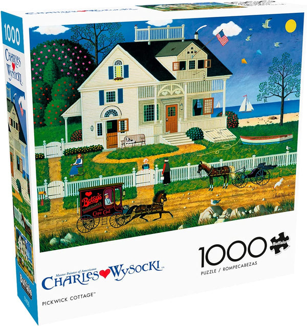 Buffalo Games - Charles Wysocki - Pickwick Cottage - 1000 Piece Jigsaw Puzzle