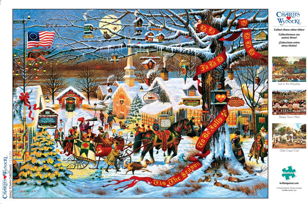 Buffalo Games Charles Wysocki: Small Town Christmas - 1000 Piece Jigsaw Puzzle by Buffalo Games