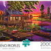 Buffalo Games - Geno Peoples - Stephanie's Canoe Rental - 2000 Piece Jigsaw Puzzle