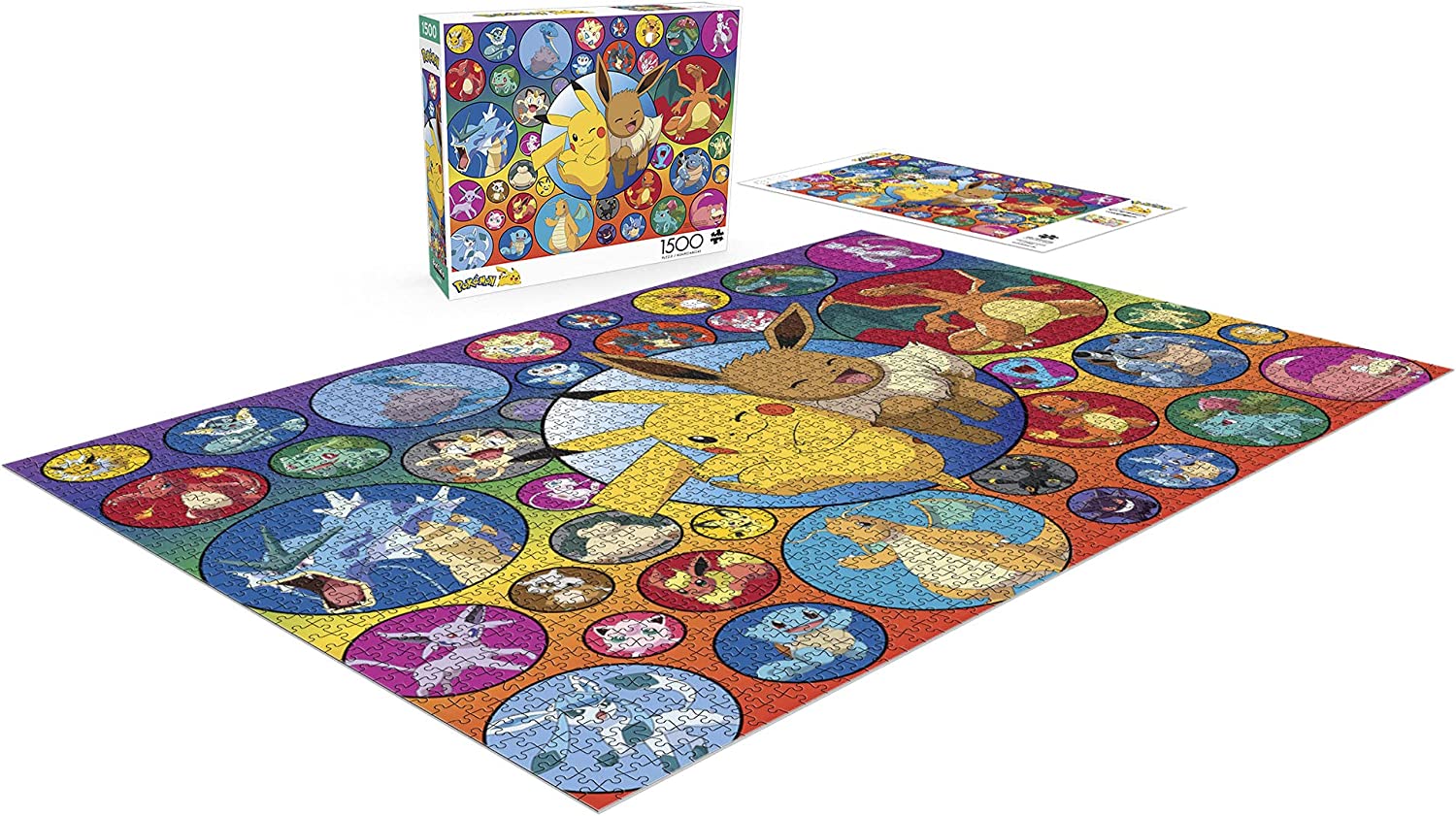 Buffalo Games - Pokemon Bubbles - 1500 Piece Jigsaw Puzzle