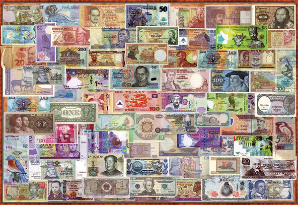 Educa - World Banknotes Jigsaw Puzzle (1000 Pieces)