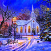 The Old Christmas Church 1000 pc Jigsaw Puzzle by SunsOut