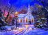 The Old Christmas Church 1000 pc Jigsaw Puzzle by SunsOut