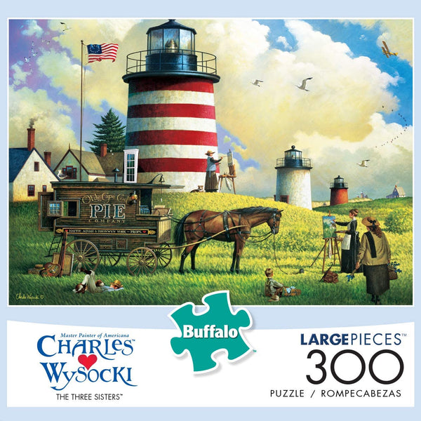 Buffalo Games - Charles Wysocki - The Three Sisters - 300Piece Jigsaw Puzzle