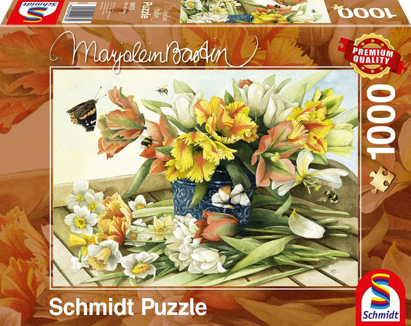 Schmidt - Spring Blossoms by Marjolein Bastin Jigsaw Puzzle (1000 Pieces)