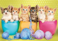 Buffalo Games Adorable Animals: Kittens in a Cup Jigsaw Puzzle (300 Large Piece)