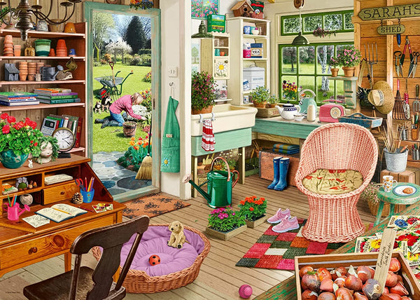 Ravensburger - My Haven No 8 the Gardeners Shed Jigsaw Puzzle (1000 Pieces)
