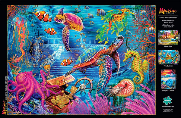 Buffalo Games - Colorful Ocean - 1000 Piece Jigsaw Puzzle