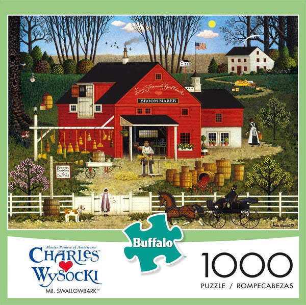 Buffalo Games - Charles Wysocki - Mr. Swallowbark - 1000 Piece Jigsaw Puzzle