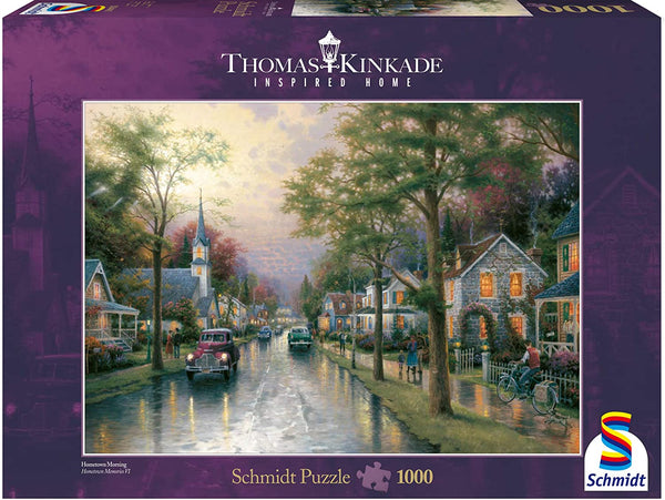 Schmidt - Thomas Kinkade - Hometown Morning Puzzle (1000-Piece) 58441