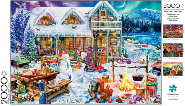 Buffalo Games - Aimee Stewart - Winterland Fun - 2000 Piece Jigsaw Puzzle