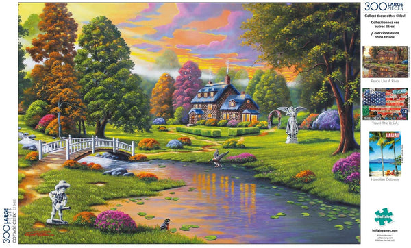 Buffalo Games - Cottage Creek - 300 Large Piece Jigsaw Puzzle