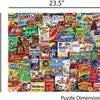 Springbok Puzzles - Looney Labels - 500 Piece Jigsaw Puzzle - 23.5" x 18" Puzzle - Made in USA - Unique Cut Interlocking Pieces
