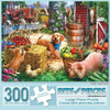 Bits and Pieces - 300 Piece Jigsaw Puzzles 20"X27" - Hide and Seek by Artist Larry Jones