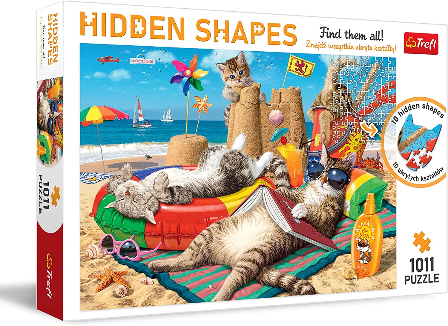Trefl - Puzzle Hidden Shapes: Game Night - 1000 + 86 pezzi - Trova le Forme Nascoste del Puzzle, Puzzle Originale, Per gli Amanti dei Cani, Intrattenimento Creativo Trefl - Puzzle Hidden Shapes: Game Night - 1000 + 86 pezzi - Trova le Forme Nascoste del Puzzle, Puzzle Originale, Per gli Amanti dei Cani, Intrattenimento Creativo