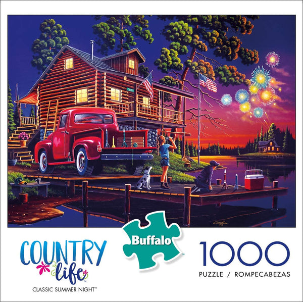 Buffalo Games - Geno Peoples - Classic Summer Night - 1000 Piece Jigsaw Puzzle