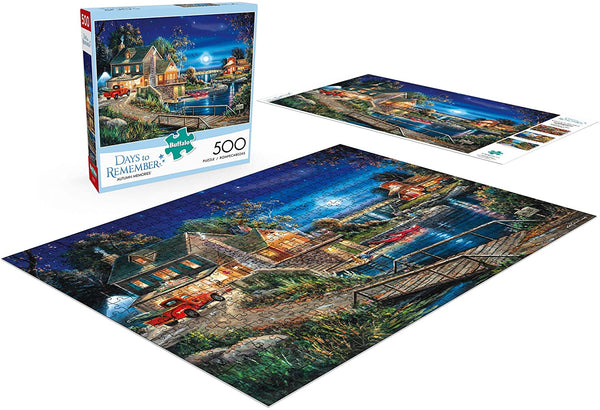 Buffalo Games Autumn Memories Jigsaw Puzzle from The Days to Remember Collection (500 Piece)