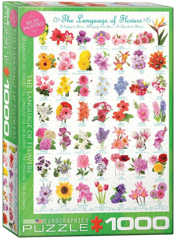 EuroGraphics - Language of Flowers Jigsaw Puzzle (1000 Pieces)