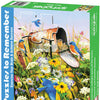 Springbok Puzzles - Blue Birds - 36 Piece Jigsaw Puzzle - Large 23.5" x 18" Puzzle - Made in USA - Unique Cut Interlocking Pieces