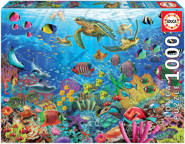 Educa - Tropical Fantasy Turtles Jigsaw Puzzle (1000 Pieces)