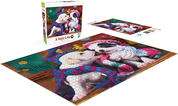 Buffalo Games - A Dog's Life - Best Friends - 750 Piece Jigsaw Puzzle