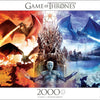 Buffalo Games - Game of Thrones - Fire & Ice - 2000 Piece Jigsaw Puzzle
