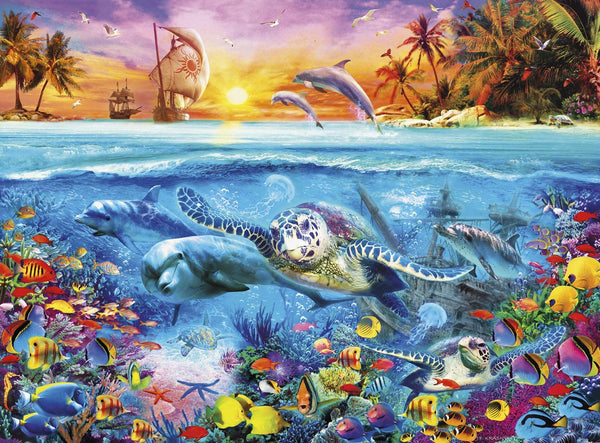 Buffalo Games - Marine Color - Turtle Reef - 1000Piece Jigsaw Puzzle