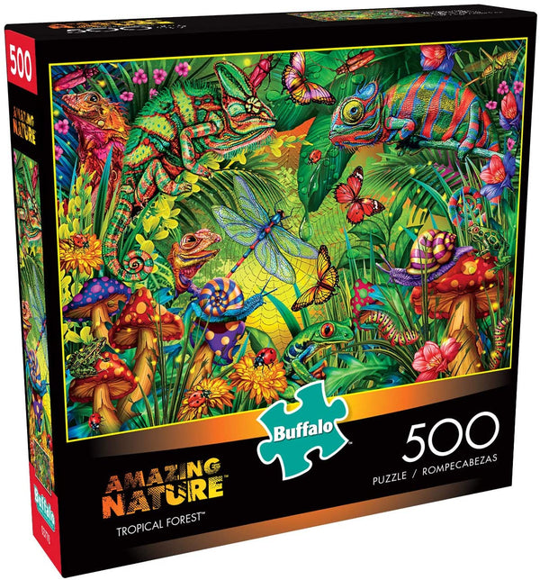 Buffalo Games - Amazing Nature Collection - Tropical Forest - 500 Piece Jigsaw Puzzle