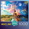 Buffalo Games - Night &amp; Day Collection - Paris Love - 1000 Piece Jigsaw Puzzle