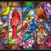 Buffalo Games - Amazing Nature Collection - Stained Glass Songbirds - 500 Piece Jigsaw Puzzle