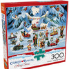 Buffalo Games - Holiday Collection - Charles Wysocki - Jingle Bell Teddy and Friends - 300 Large Piece Jigsaw Puzzle