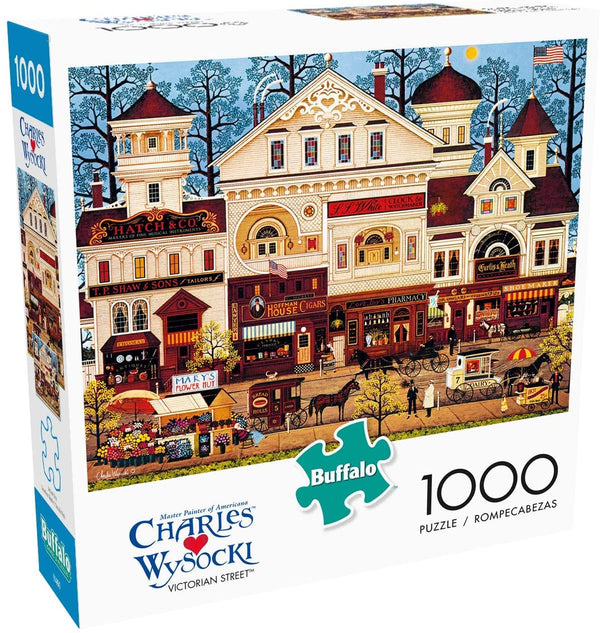 Buffalo Games - Charles Wysocki - Victorian Street - 1000 Piece Jigsaw Puzzle