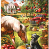 Bits and Pieces - 500 Piece Jigsaw Puzzle for Adults - Autumn Farm - Fall Pumpkin by Artist Larry Jones
