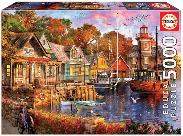 Educa - The Harbour Evening Jigsaw Puzzle (5000 Pieces)