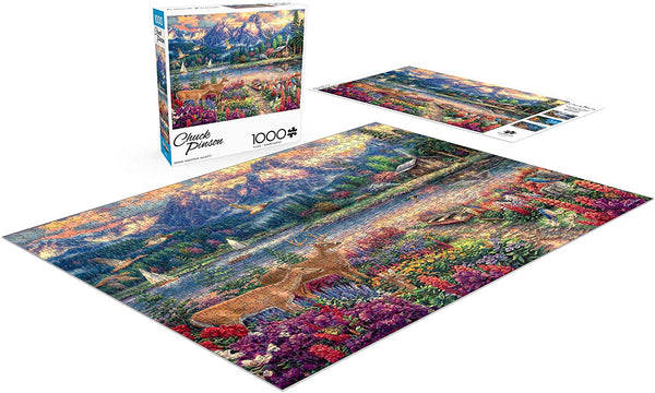 Buffalo Games - Chuck Pinson - Spring Mountain Majesty - 1000 Piece Jigsaw Puzzle